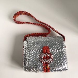 Recycled woven foil Chips wrappers bag